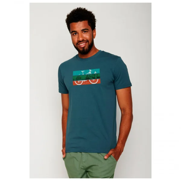 en solde GreenBomb – Bike Mountain Guide – T-shirt 3