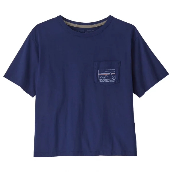 à prix promos Patagonia – Women’s ’73 Skyline Organic Easy Cut Pocket Tee – T-shirt 4