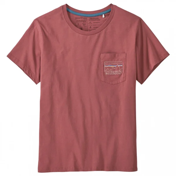 à prix promos Patagonia – Women’s ’73 Skyline Organic Easy Cut Pocket Tee – T-shirt 5